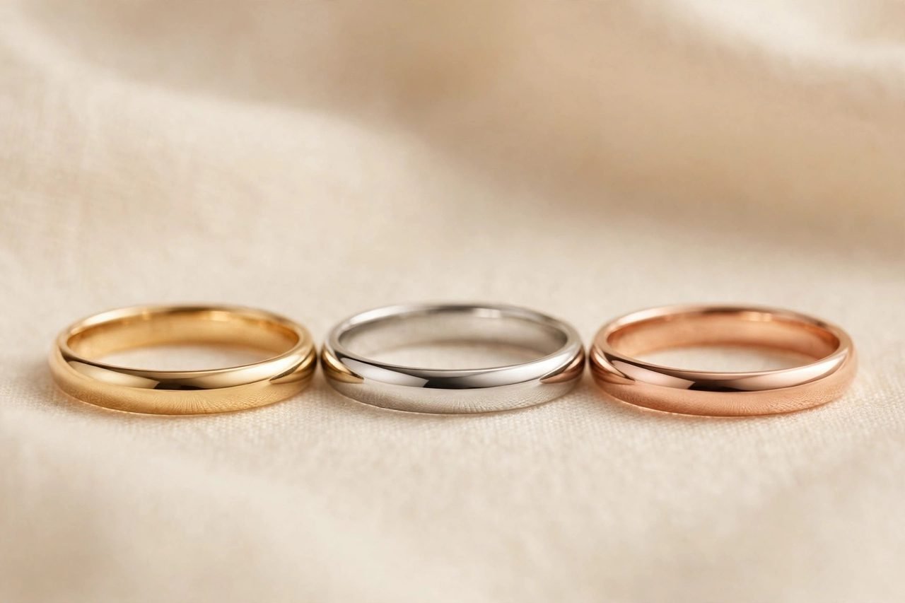 Oro amarillo, blanco y rosa: diferencias y cuál te conviene