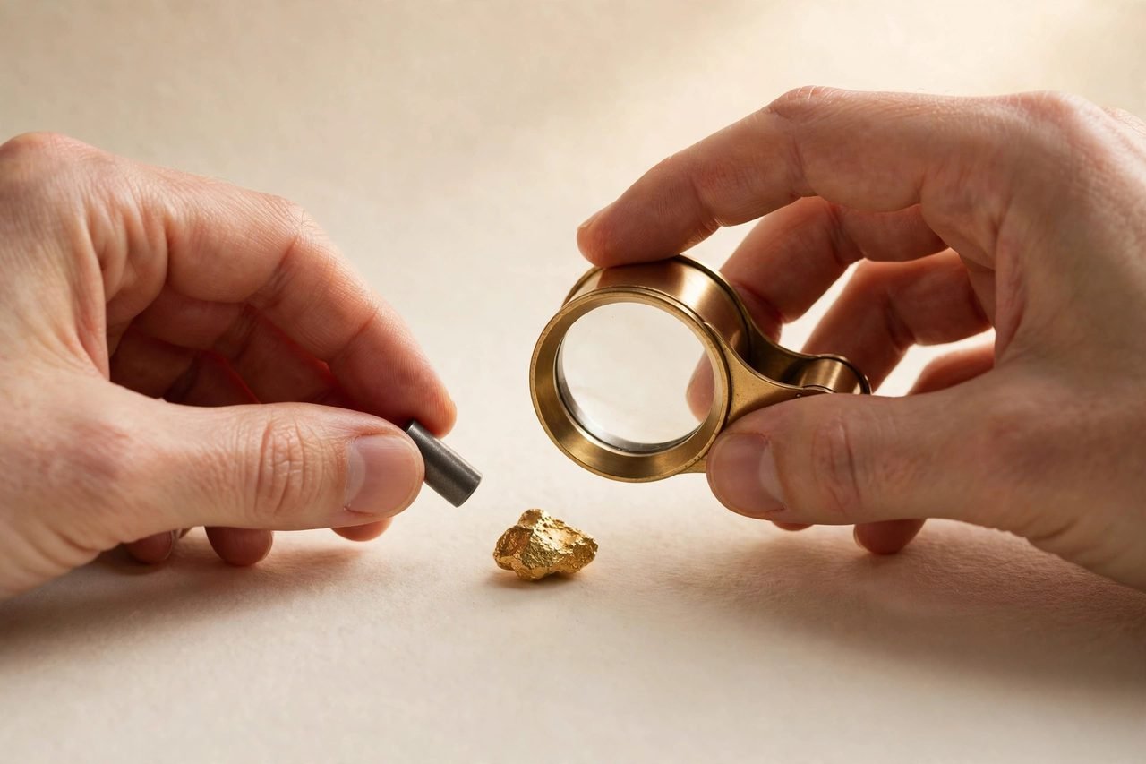 5 pruebas caseras para saber si tu oro es auténtico — detalle