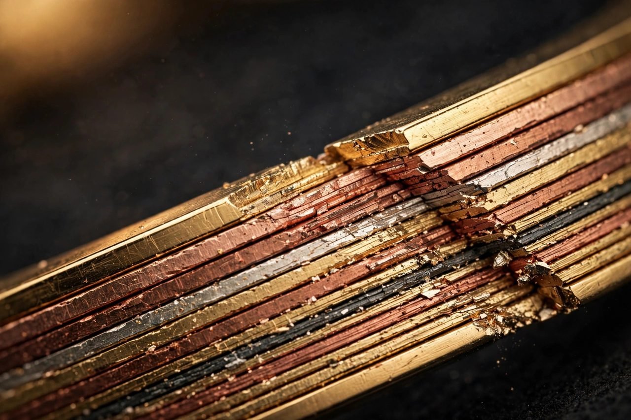 Oro laminado vs. enchapado vs. macizo: diferencias reales — detalle