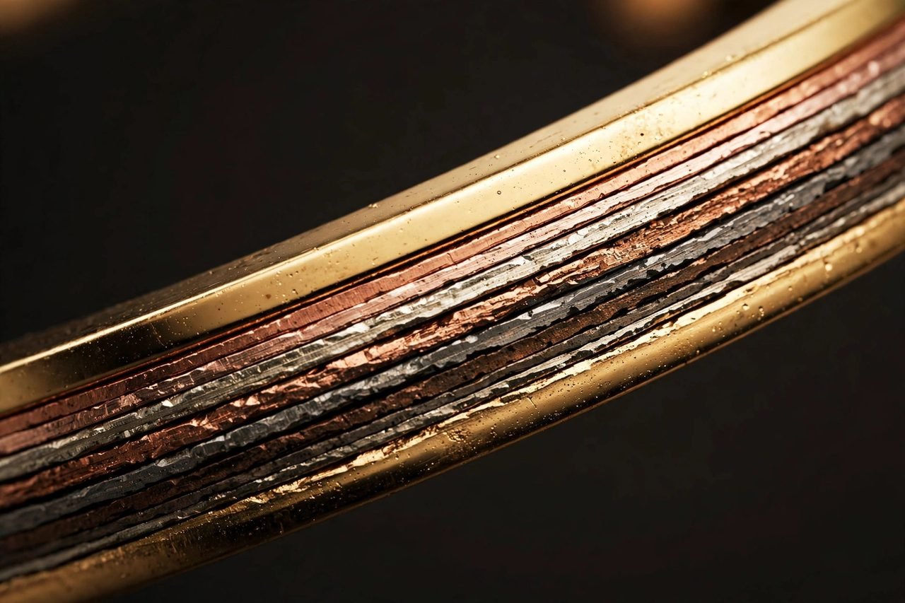 Oro laminado vs. enchapado vs. macizo: diferencias reales