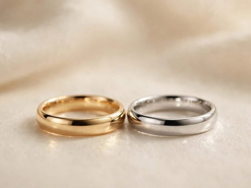 Anillos de matrimonio: oro, platino o titanio (cuál elegir)